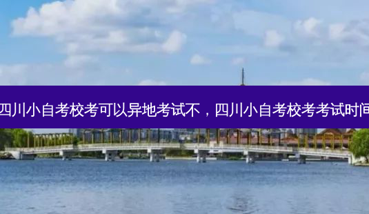四川小自考校考可以异地考试不，四川小自考校考考试时间 - 美培飞跃专升本