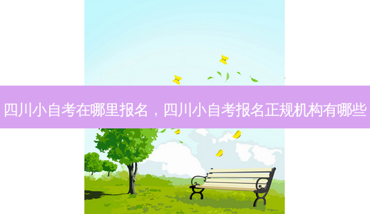 四川小自考在哪里报名，四川小自考报名正规机构有哪些 - 美培飞跃专升本
