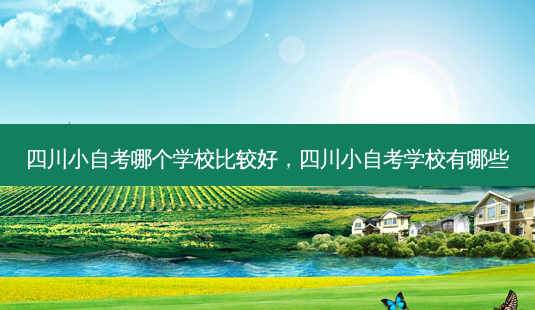 四川小自考哪个学校比较好，四川小自考学校有哪些 - 美培飞跃专升本
