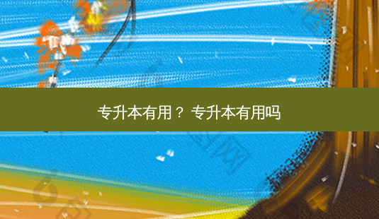 专升本有用？ 专升本有用吗 - 美培飞跃专升本