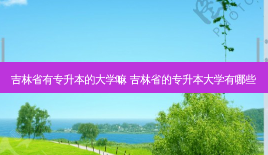吉林省有专升本的大学嘛 吉林省的专升本大学有哪些 - 美培飞跃专升本