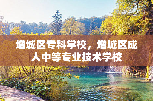 增城区专科学校，增城区成人中等专业技术学校