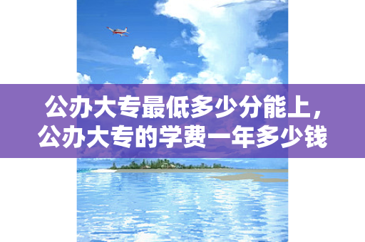 公办大专低多少分能上，公办大专的学费一年多少钱