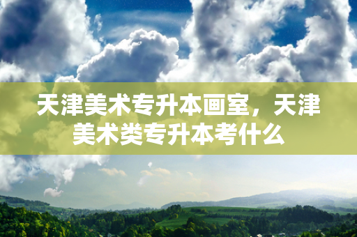 天津美术专升本画室，天津美术类专升本考什么