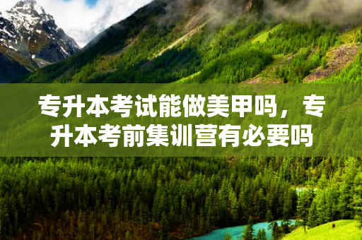 专升本考试能做美甲吗，专升本考前集训营有必要吗