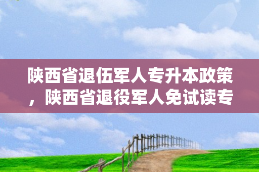 陕西省退伍军人专升本政策，陕西省退役军人免试读专升本科