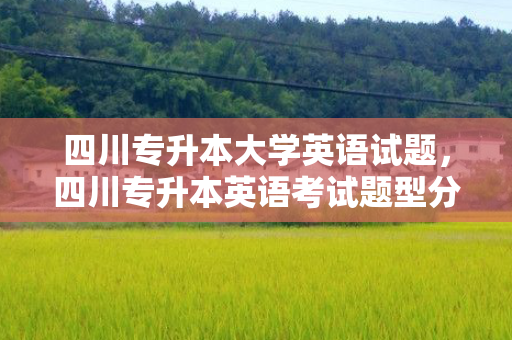 四川专升本大学英语试题，四川专升本英语考试题型分布