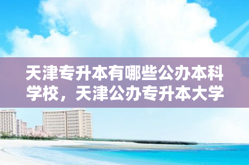天津专升本有哪些公办本科学校，天津公办专升本大学有哪所