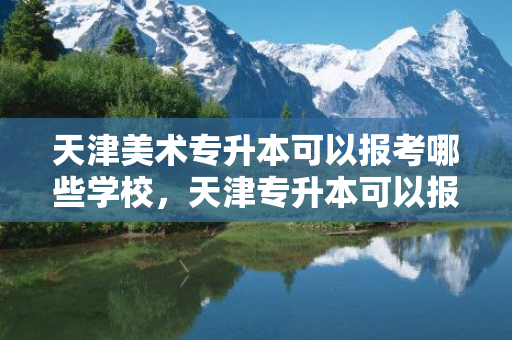 天津美术专升本可以报考哪些学校，天津专升本可以报考哪些大学及专业