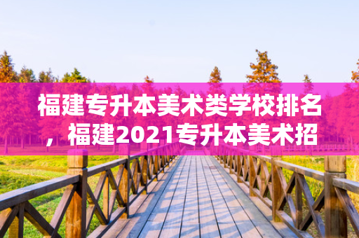 福建专升本美术类学校排名，福建2021专升本美术招生学校