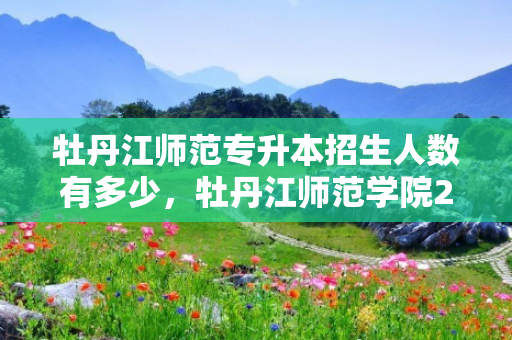 牡丹江师范专升本招生人数有多少，牡丹江师范学院2021专升本招生计划
