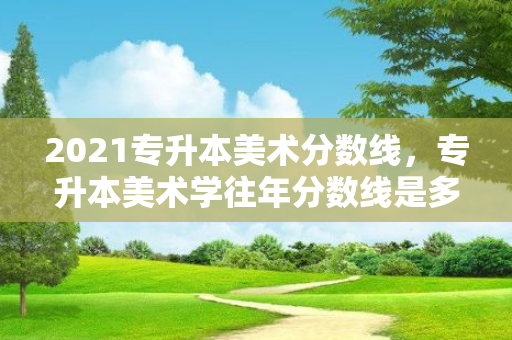 2021专升本美术分数线，专升本美术学往年分数线是多少