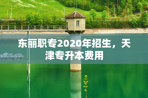 东丽职专2020年招生，天津专升本费用
