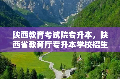 陕西教育考试院专升本，陕西省教育厅专升本学校招生